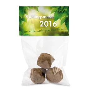 3 boules avec graines de fleurs dans sachet – BOULES FLEUR SACHET