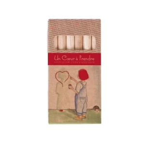 6 crayons aquarellables en bois certifié – SIXAQUA