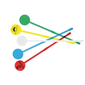 Agitateur à cocktail 190mm en plastique polystyrène cristal