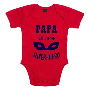Body bébé PAPA SUPER HÉRO