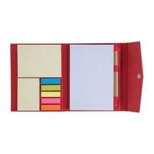 Bloc A6 + notes + stylo en carton recyclé – Dos carré collé – RIO