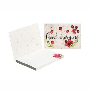 Bloc-notes avec couverture en papier de café et papier recyclé – SNCS50