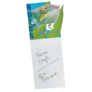 Bloc notes repositionnables magnétique sur-mesure – BLANC MAGNET