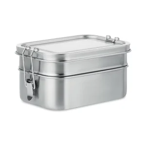 Boîte repas 2 compartiments en inox – 1200ml – DOUBLE CHAN