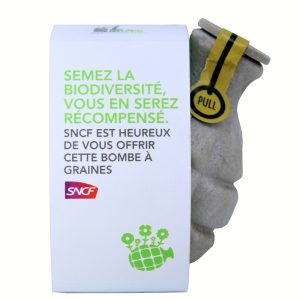 Bombe à graines en forme de grenade