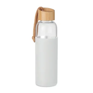 Bouteille en verre avec silicone et bambou – 500ml – CHAI