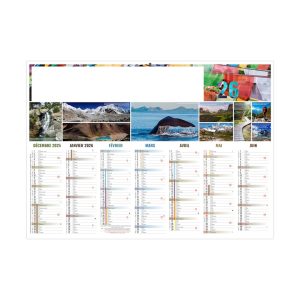Calendrier micro léger – 21×15,5cm – BANCAIRE
