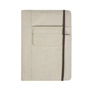 Carnet A5 en juco et papier recyclé – Spirale – ECOPAGNON