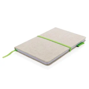 Carnet A5 en jute et coton – Dos carré collé – ECO XD JUTE