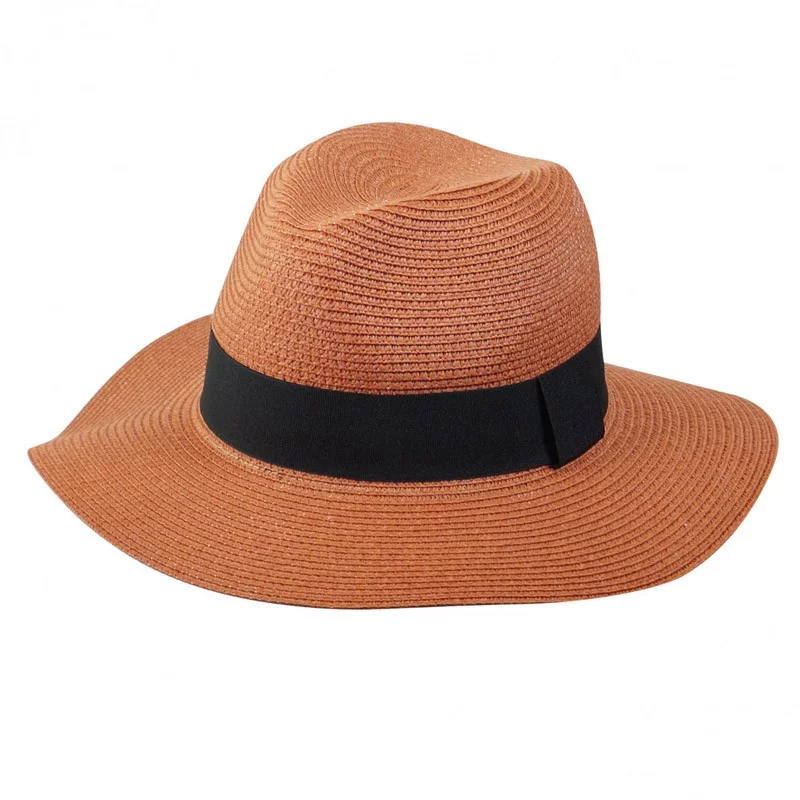 Chapeau ajustable en paille de papier – FEDORA – Image 4