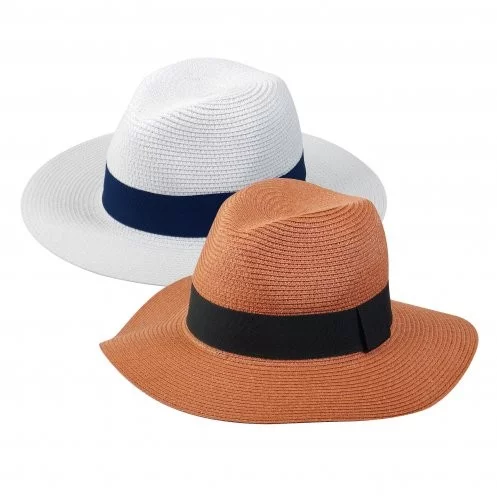 Chapeau ajustable en paille de papier – FEDORA