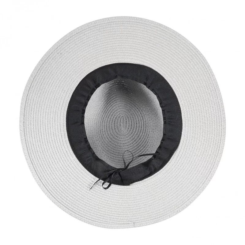 Chapeau ajustable en paille de papier – FEDORA – Image 3