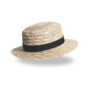 Chapeau en paille dorée – CANOTIER LUXE