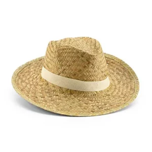 Chapeau en paille naturelle – BICOLOR