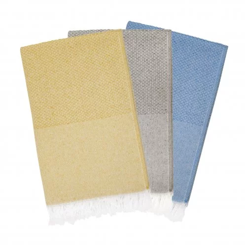 Fouta en coton RECOVER et polyester SEAQUAL – 100x170cm – SEAFOU – Image 2