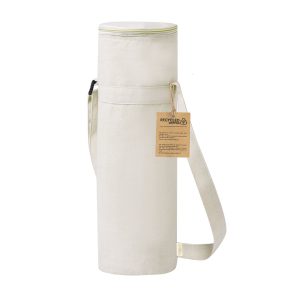 Glacière isotherme en coton recyclé pour bouteille – Ø11x35cm – SIRKIN