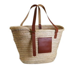 Grand panier en paille – 46x28x32cm – RIVIERA