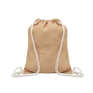 Gym bag en toile de jute – 33×41,5cm – FUKURO
