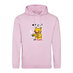 Sweat capuche MY CAT IS COOL