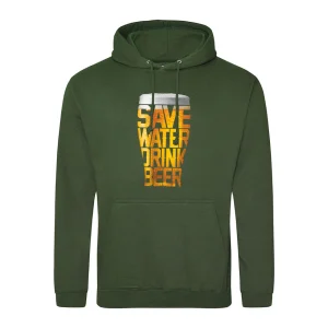 Sweat capuche SAVE WATER DRINK BEER