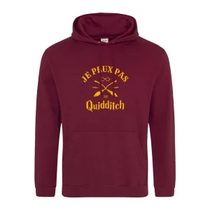 Sweat capuche PEUX PAS QUIDDITCH