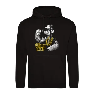 Sweat capuche POPEY THUG LIFE