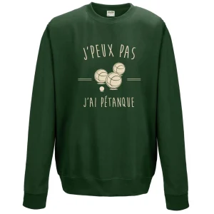 Sweat J'PEUX PAS PÉTANQUE