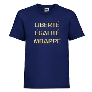 T-shirt MBAPPÉ Liberté égalité