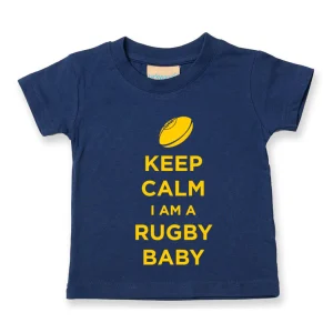 T-Shirt Bébé KEEP CALM RUGBY