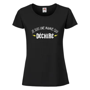 T-shirt MAMIE QUI DÉCHIRE