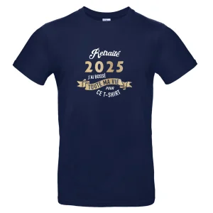 T-shirt RETRAITÉ 2025