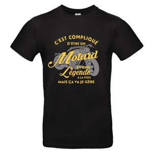 T-shirt COMPLIQUÉ D'ÊTRE MOTARD