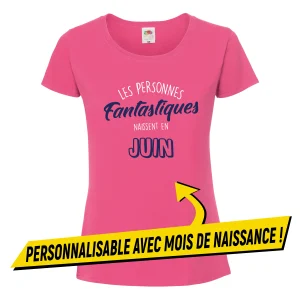 T-shirt ANNIVERSAIRE PERSONNES FANTASTIQUES