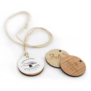 Médaille en bois avec papier à planter – GRAINES DE CHAMPION