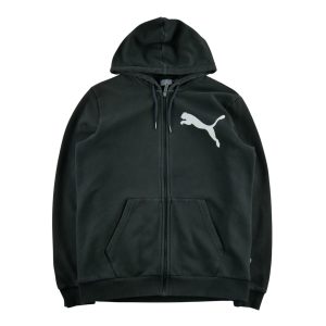 Sweat à capuche Homme  full zip Noir