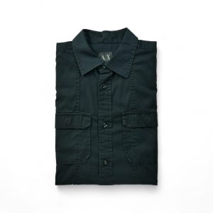 Chemise détente Homme uni Noir