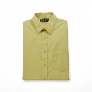 Chemise classiques Homme uni Jaune