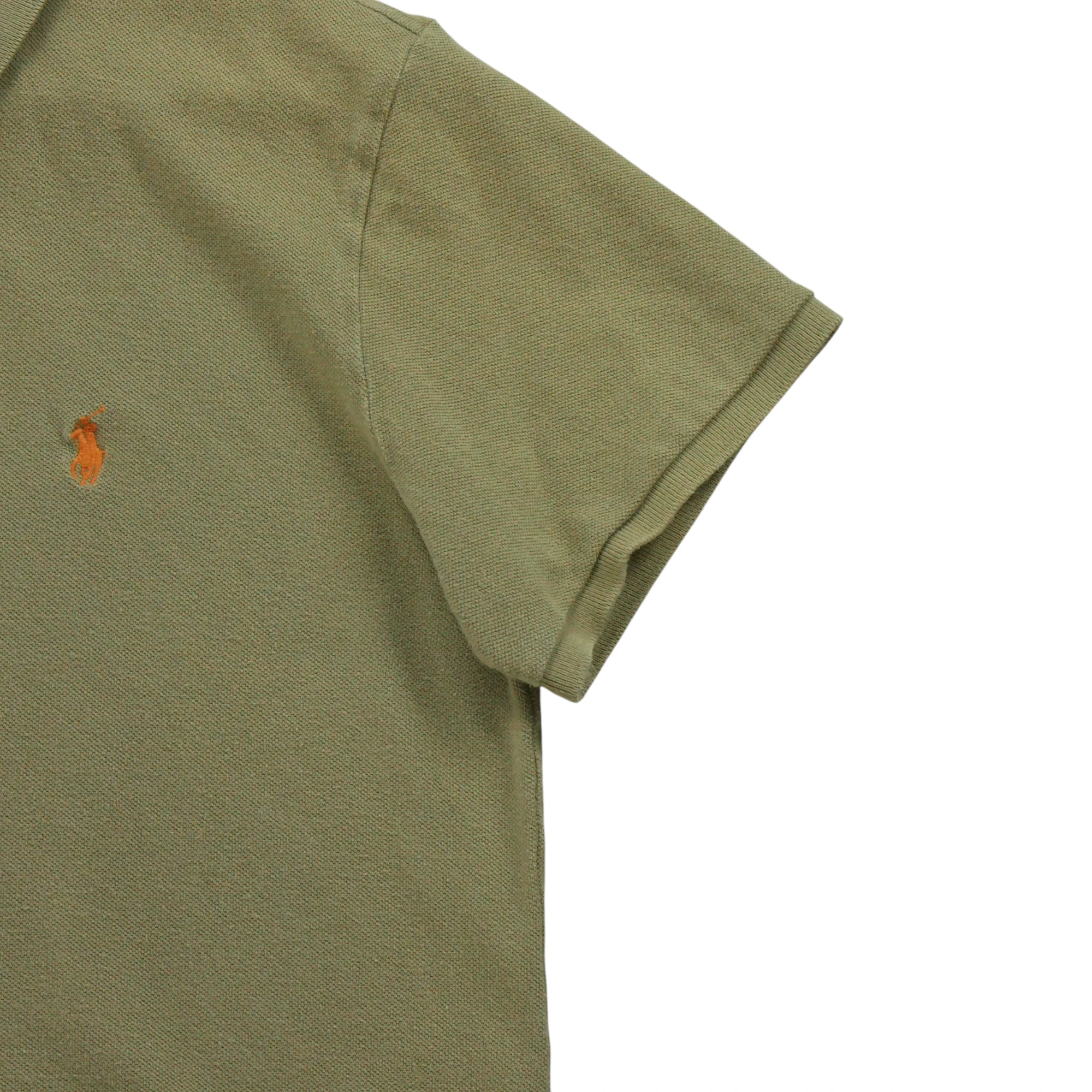 Polo manches courtes Femme Kaki – Image 4