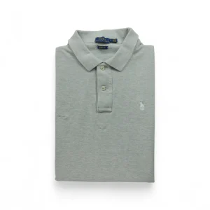 Polo manches courtes Femme  Gris