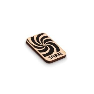 Badge rectangle en bois – MBDG03B