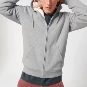 Polaire Bio « Ardecho » gris chiné