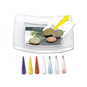 Porte-addition ramasse-monnaie avec clip en polycarbonate