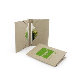 Porte-cartes en carton recyclé avec sachets de graines – CARTO