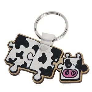 Porte-clés sur-mesure en bois aggloméré