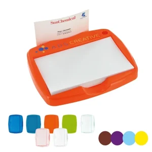 Porte notes adhésives en plastique polystyrène cristal