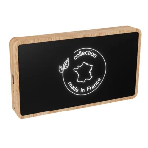Powerbank sans fil en bois de chêne français – 5000mAh – P34