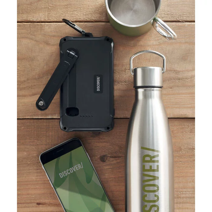 Powerbank solaire avec dynamo – 8000mAh – DYA – Image 5