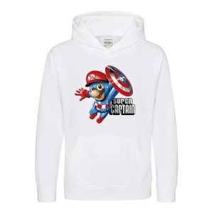 Sweat capuche enfant SUPER CAPTAIN