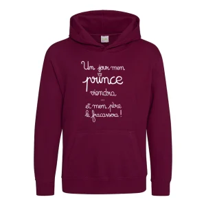 Sweat capuche Enfant MON PRINCE