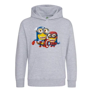 Sweat capuche Enfant MINION SUPER HEROS